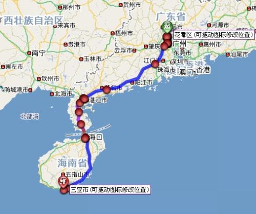 长春到三亚开车费用详解