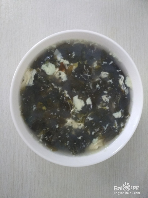 如何制作美味的紫菜蛋花酸汤