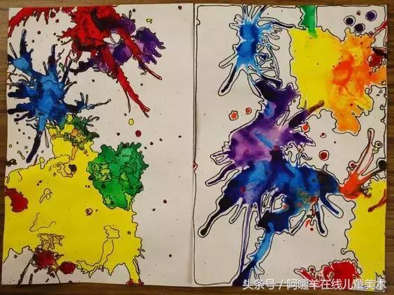小班美术吹画，探索与创意的旅程