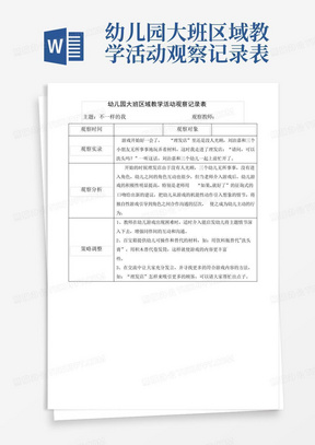 小班美术活动观察记录