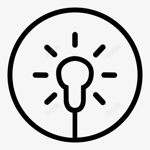 灯光小图标，点亮数字世界的微小标志